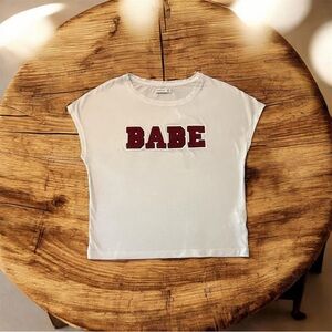 RESERVED varsity letters graphic tee. Perfect “Back to School”